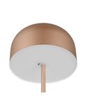 Lámpara de pie LED estilo seta JEFF función táctil y batería recargable USB 2,5W 1x 250lm, 3000K IP20 Marrón