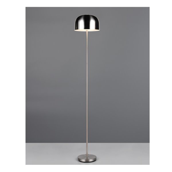 Lámpara de pie LED JEFF con función táctil y batería recargable USB bombilla 2,5W 1x 250lm, 3000K IP20 Níquel