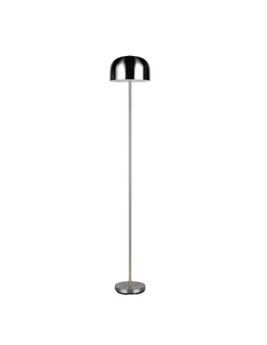 Lampadaire LED JEFF avec fonction tactile et ampoule à batterie rechargeable USB 2,5W 1x 250lm, 3000K IP20 Nickel