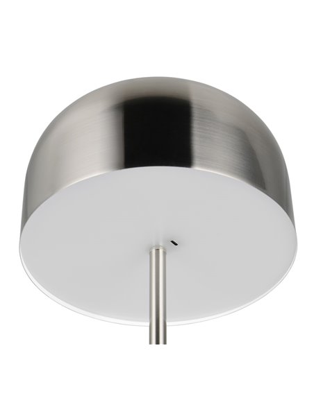 Luminária de chão LED JEFF com função touch e lâmpada recarregável USB 2,5W 1x 250lm, 3000K IP20 Níquel