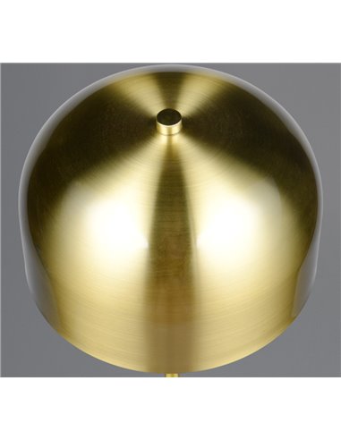 Lámpara de pie minimalista JEFF batería recargable USB y función táctil bombilla 2,5W 1x 250lm, 3000K IP20 Oro