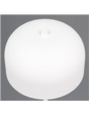 Lámpara de pie sencilla JEFF  función táctil y batería recargable USB 2,5W 1x 250lm, 3000K IP20 Blanco