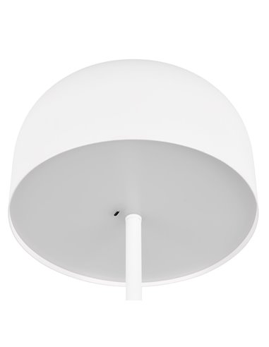 Lámpara de pie sencilla JEFF  función táctil y batería recargable USB 2,5W 1x 250lm, 3000K IP20 Blanco