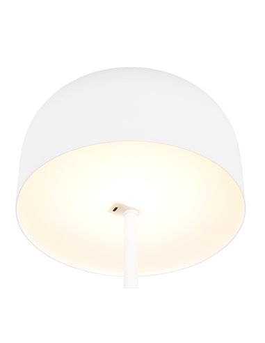 Lampadaire simple JEFF fonction tactile et batterie rechargeable USB 2.5W 1x 250lm, 3000K IP20 Blanc