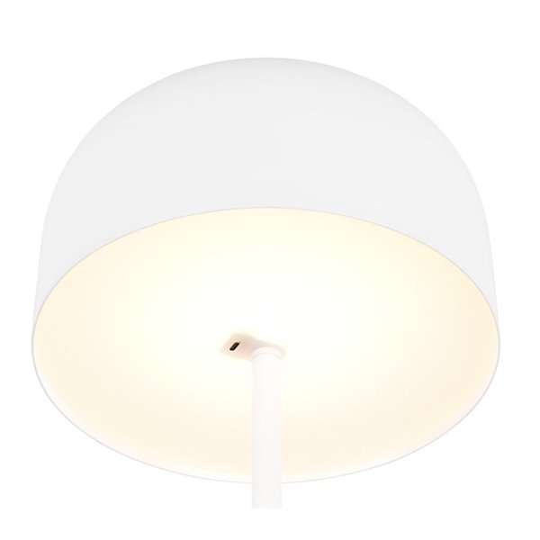 Lámpara de pie sencilla JEFF  función táctil y batería recargable USB 2,5W 1x 250lm, 3000K IP20 Blanco