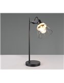 Lámpara de mesa rejilla JEROME detalle rattan bombilla excl. 1x E27 max. 10W IP20