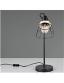 Lámpara de mesa rejilla JEROME detalle rattan bombilla excl. 1x E27 max. 10W IP20