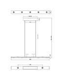 Lámpara colgante LED regulable GRAHAM función memoria y altura ajustable 10/4,5W 480Lm/920Lm IP20