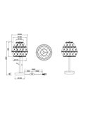 Lámpara de sobremesa HIVE de cuerda natural bombilla excl. 1x E27 max. 10W IP20