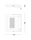 Proyector para exterior LOIS Ultraeficiente, antracita, 24W 3000K/5000K 4450Lm/45000Lm