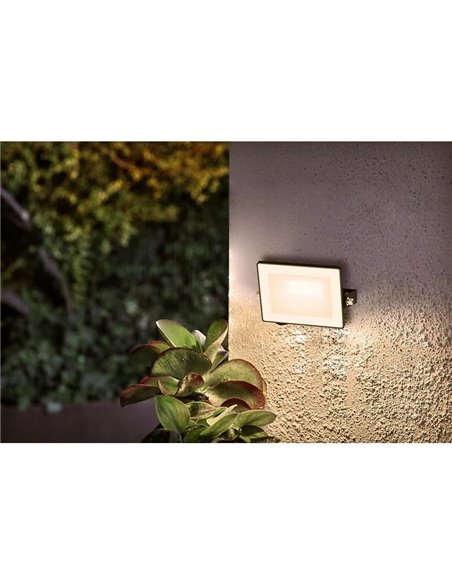 Proyector para exterior LOIS 10W, negro, 3000K/5000k  950Lm, IP65