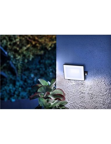 Projetor externo LOIS 10W, preto, 3000K/5000k 950Lm, IP65