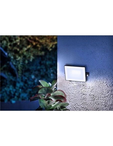 Projecteur extérieur LOIS 10W, noir, 3000K/5000k 950Lm, IP65