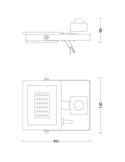 Proyector con sensor de movimiento exterior 20W LOIS, 3000K/5000K 2050lM