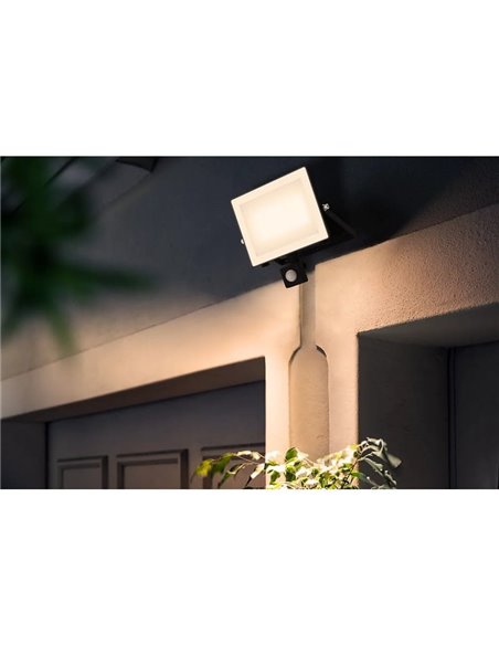Projecteur extérieur avec détecteur de mouvement LOIS 50 W, 3 000 K/5 000 K, 3 200 lm