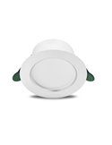 Downlight ultraeficiente empotrable LED Ø10,5cm DIAMOND CUT, redondo, blanco 2,2W 3000K/4000K
