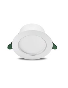 Downlight ultraeficiente empotrable LED Ø10,5cm DIAMOND CUT, redondo, blanco 2,2W 3000K/4000K