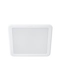 Downlight LED quadrado MESON 12,5 W com óptica entrelaçada, brilho reduzido 900 Lm/960 Lm, 3000 K/4000 K/6500 K