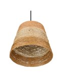 Lámpara de techo JOELINE de hilo de papel, altura ajustable bombilla excl. 1x E27 max. 10W IP20