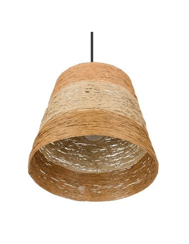 Lámpara de techo JOELINE de hilo de papel, altura ajustable bombilla excl. 1x E27 max. 10W IP20