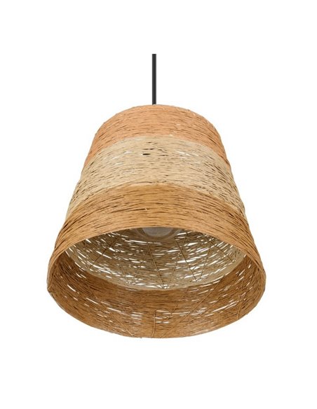 Plafonnier JOELINE en fil de papier, réglable en hauteur, ampoule exclue. 1x E27 max. 10 W IP20