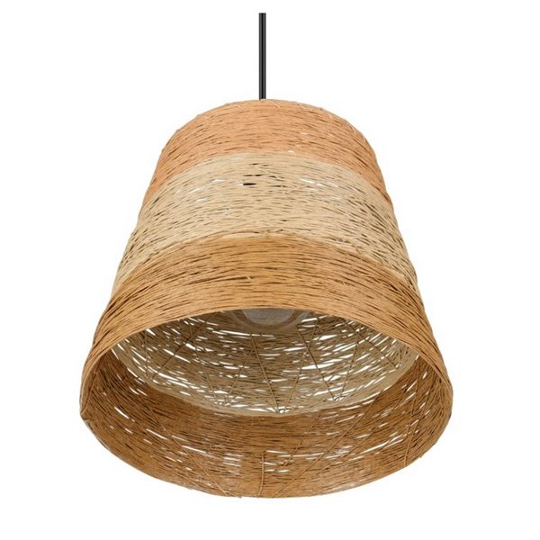 Lámpara de techo JOELINE de hilo de papel, altura ajustable bombilla excl. 1x E27 max. 10W IP20