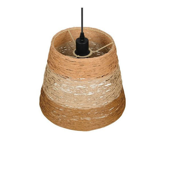 Lámpara de techo JOELINE de hilo de papel, altura ajustable bombilla excl. 1x E27 max. 10W IP20