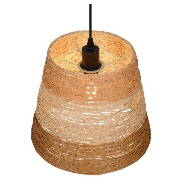 Lámpara de techo JOELINE de hilo de papel, altura ajustable bombilla excl. 1x E27 max. 10W IP20