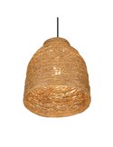 Lámpara colgante JOELINE de hilo de papel natural, altura ajustable bombilla excl. 1x E27 max. 10W IP20