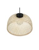 Lámpara de techo natural LAURENT pantalla de bambú Ø40cm y altura ajustable bombilla excl. 1x E27 max. 28W IP20