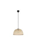 Lámpara de techo natural LAURENT pantalla de bambú Ø40cm y altura ajustable bombilla excl. 1x E27 max. 28W IP20
