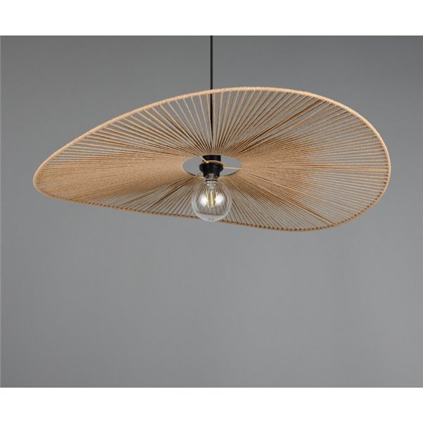 Lámpara de techo estilo pamela LAURINE pantalla de hilo de papel Ø78cm bombilla excl. 1x E27 max. 40W IP20