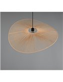 Lámpara de techo estilo pamela LAURINE pantalla de hilo de papel Ø78cm bombilla excl. 1x E27 max. 40W IP20
