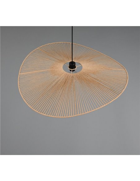 Plafonnier style LAURINE pamela abat-jour fil de papier Ø78cm ampoule excl. 1x E27 max. 40 W IP20