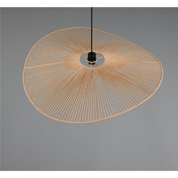 Lámpara de techo estilo pamela LAURINE pantalla de hilo de papel Ø78cm bombilla excl. 1x E27 max. 40W IP20