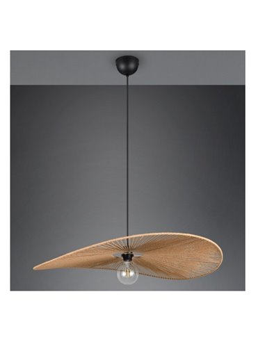 Lámpara de techo estilo pamela LAURINE pantalla de hilo de papel Ø78cm bombilla excl. 1x E27 max. 40W IP20