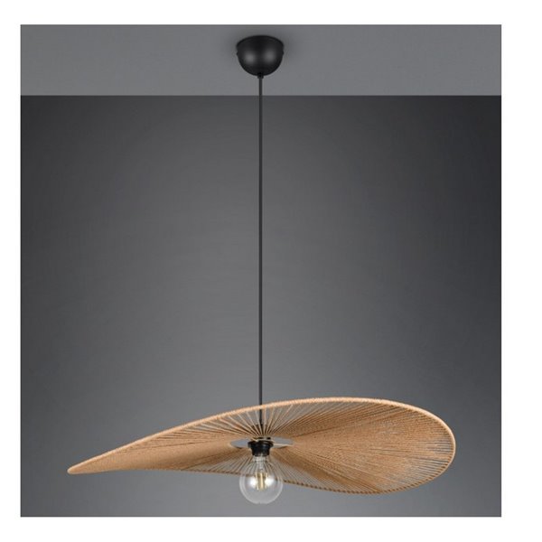 Lámpara de techo estilo pamela LAURINE pantalla de hilo de papel Ø78cm bombilla excl. 1x E27 max. 40W IP20