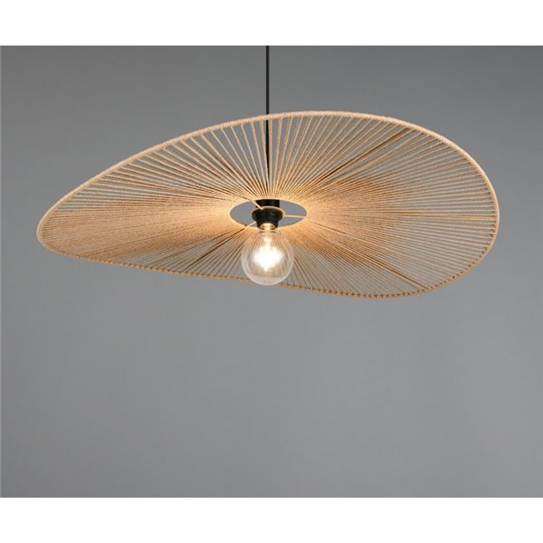 Lámpara de techo estilo pamela LAURINE pantalla de hilo de papel Ø78cm bombilla excl. 1x E27 max. 40W IP20