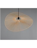 Lámpara de techo estilo pamela LAURINE pantalla de hilo de papel Ø78cm bombilla excl. 1x E27 max. 40W IP20