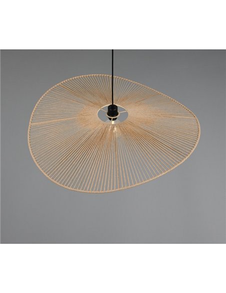 Lámpara de techo estilo pamela LAURINE pantalla de hilo de papel Ø78cm bombilla excl. 1x E27 max. 40W IP20