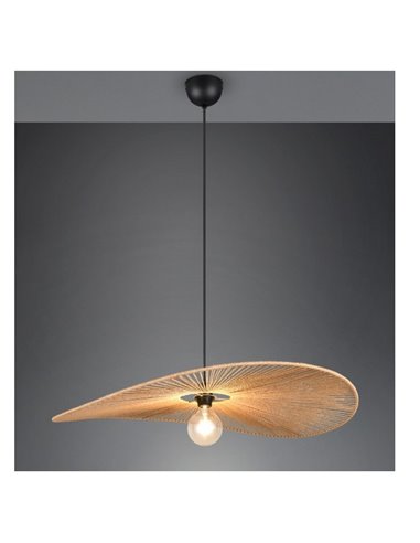 Lámpara de techo estilo pamela LAURINE pantalla de hilo de papel Ø78cm bombilla excl. 1x E27 max. 40W IP20