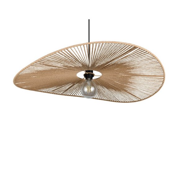 Lámpara de techo estilo pamela LAURINE pantalla de hilo de papel Ø78cm bombilla excl. 1x E27 max. 40W IP20