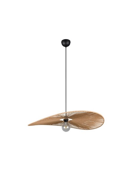 Lámpara de techo estilo pamela LAURINE pantalla de hilo de papel Ø78cm bombilla excl. 1x E27 max. 40W IP20