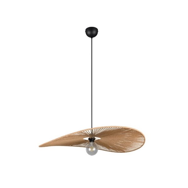 Lámpara de techo estilo pamela LAURINE pantalla de hilo de papel Ø78cm bombilla excl. 1x E27 max. 40W IP20