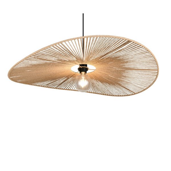 Lámpara de techo estilo pamela LAURINE pantalla de hilo de papel Ø78cm bombilla excl. 1x E27 max. 40W IP20