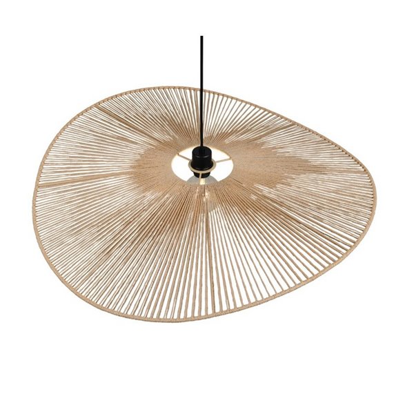 Lámpara de techo estilo pamela LAURINE pantalla de hilo de papel Ø78cm bombilla excl. 1x E27 max. 40W IP20