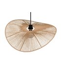 Lámpara de techo natural estilo pamela LAURINE altura ajustable Ø58cm bombilla excl. 1x E27 max. 40W IP20