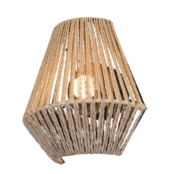 Aplique de pared natural LIRA batería recargable USB y función táctil 4 niveles 1,5W 140lm 3000K IP20