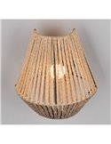 Aplique de pared natural LIRA batería recargable USB y función táctil 4 niveles 1,5W 140lm 3000K IP20