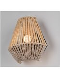 Aplique de pared natural LIRA batería recargable USB y función táctil 4 niveles 1,5W 140lm 3000K IP20